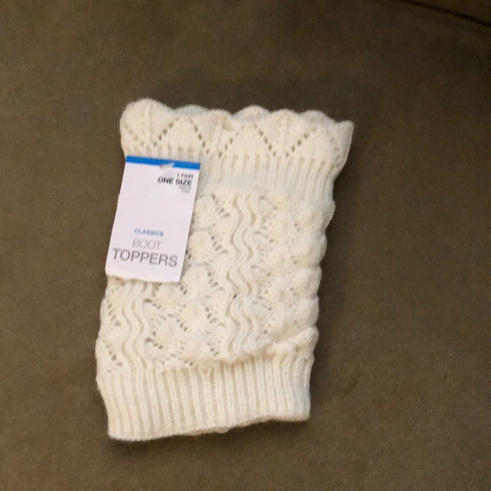 Ivory boot toppers